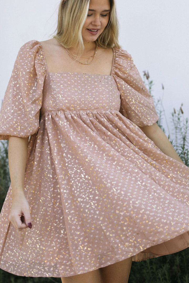 Mariah Puff Sleeve Mini Dress Dresses Storia 