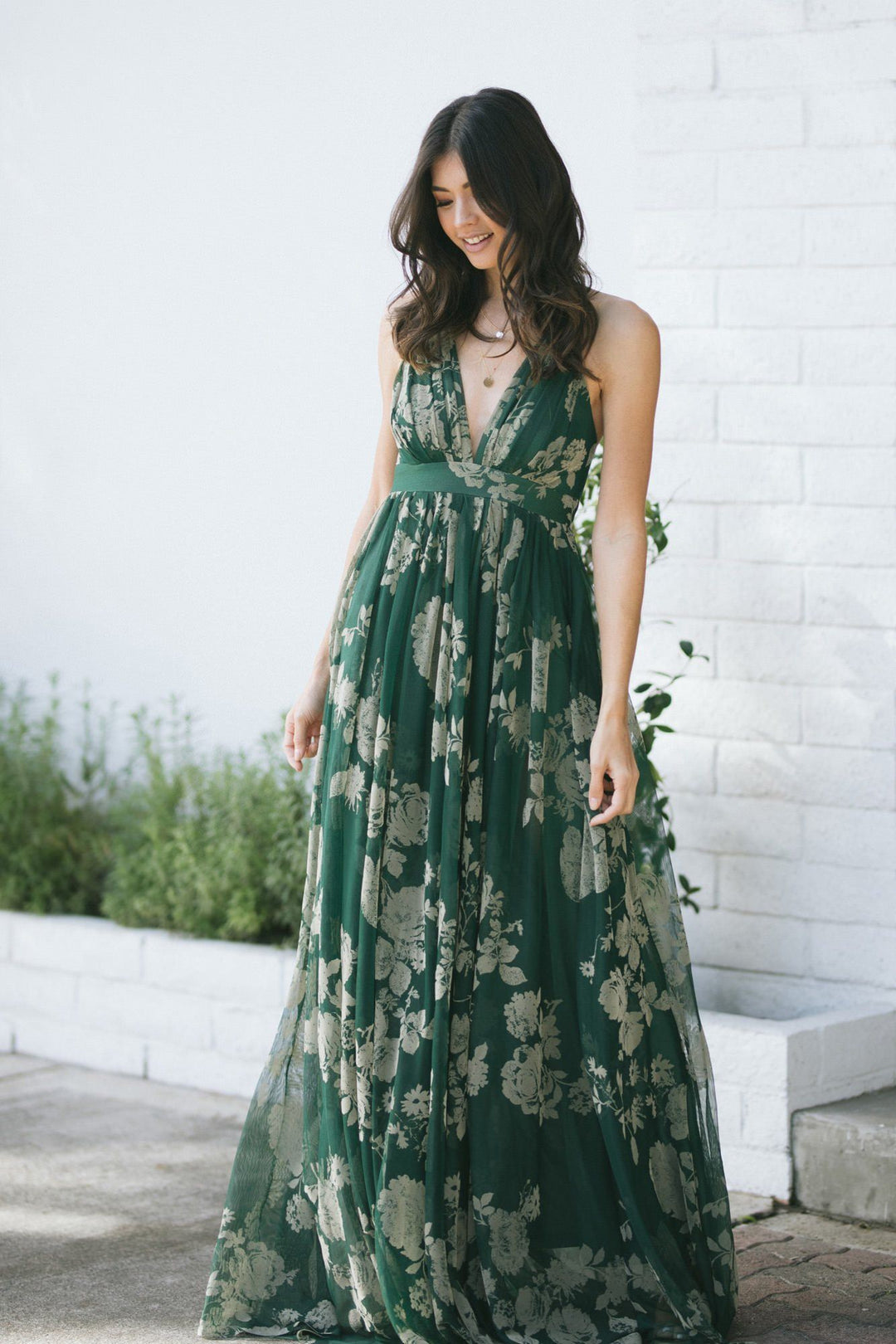 Estee Velvet Floral Maxi Dress