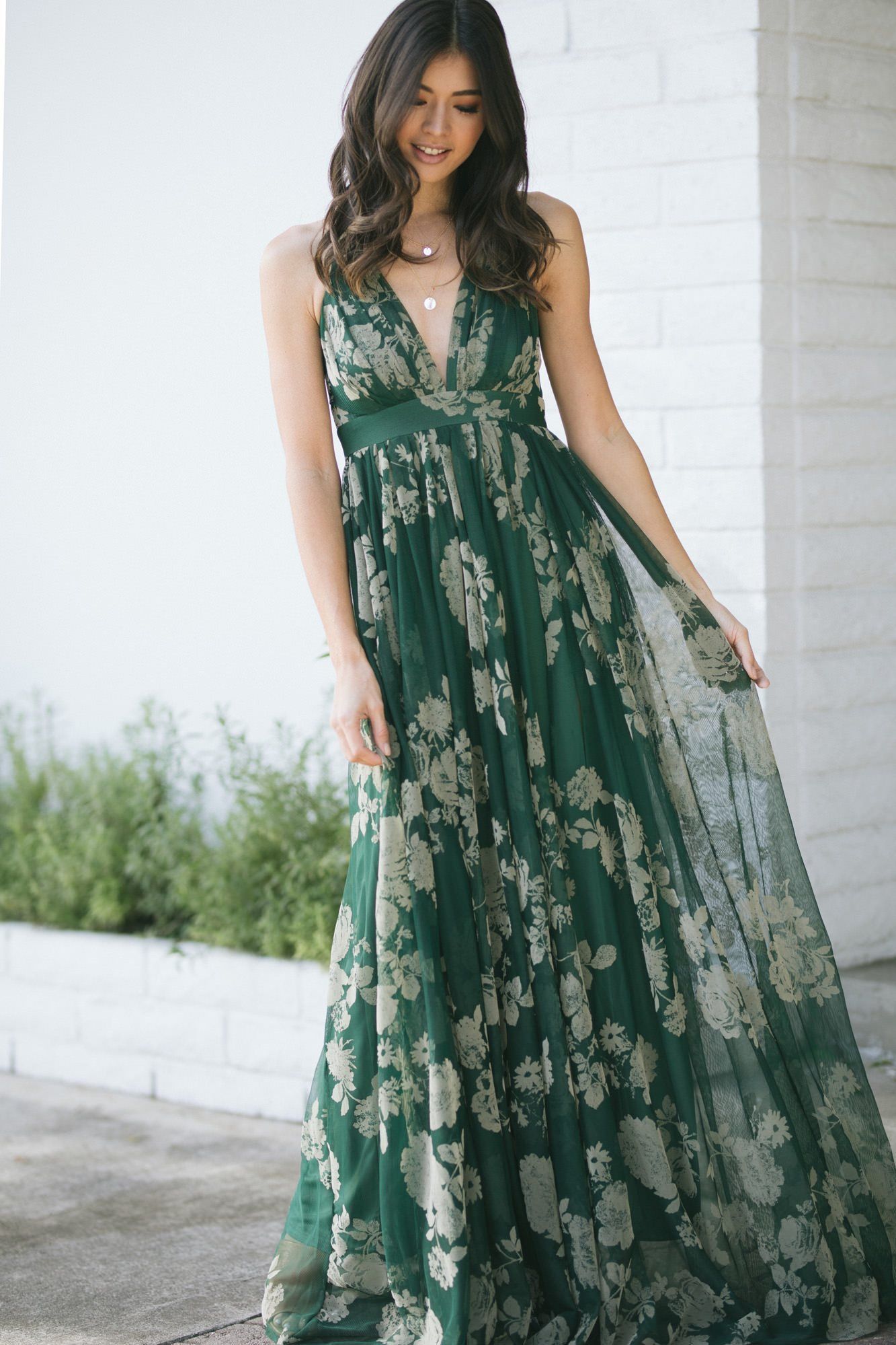 Velvet floral clearance maxi dress