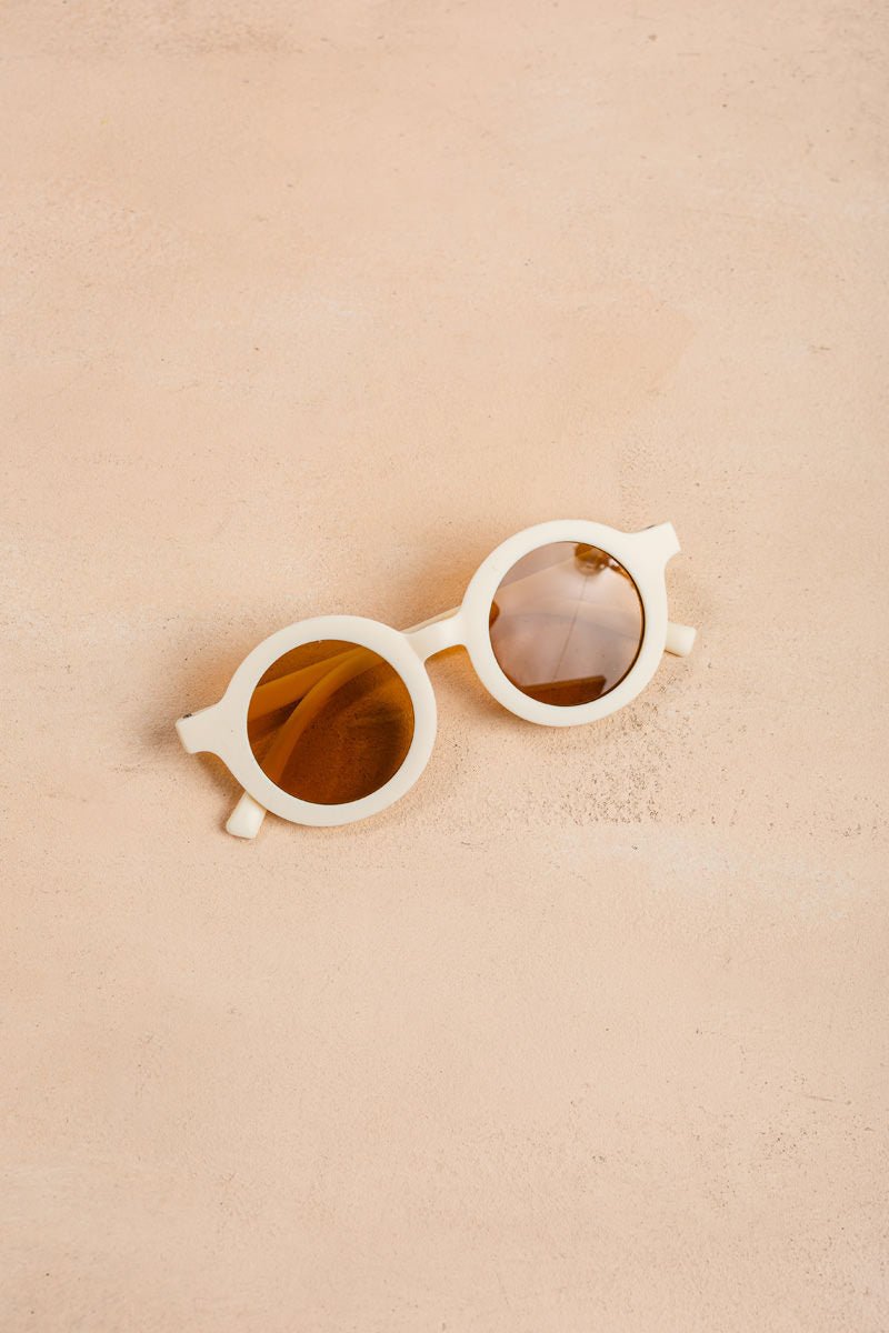 Jaime Kids Retro Sunglasses Sunglasses LOML Ivory 