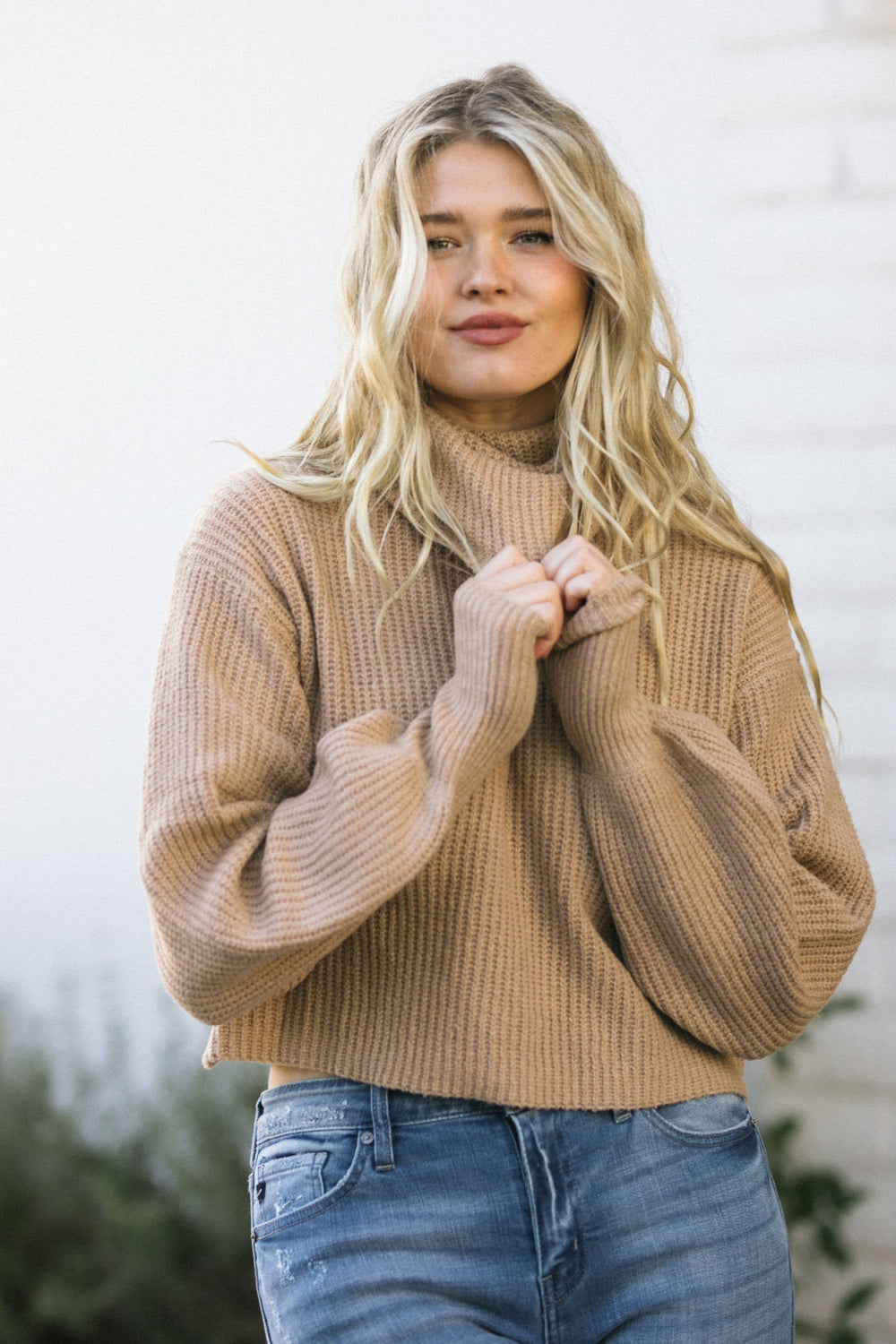 Jenny Cropped Turtleneck Sweaters HYFVE 