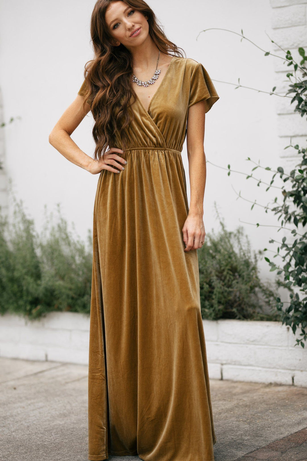 Surplice dress maxi Clearance