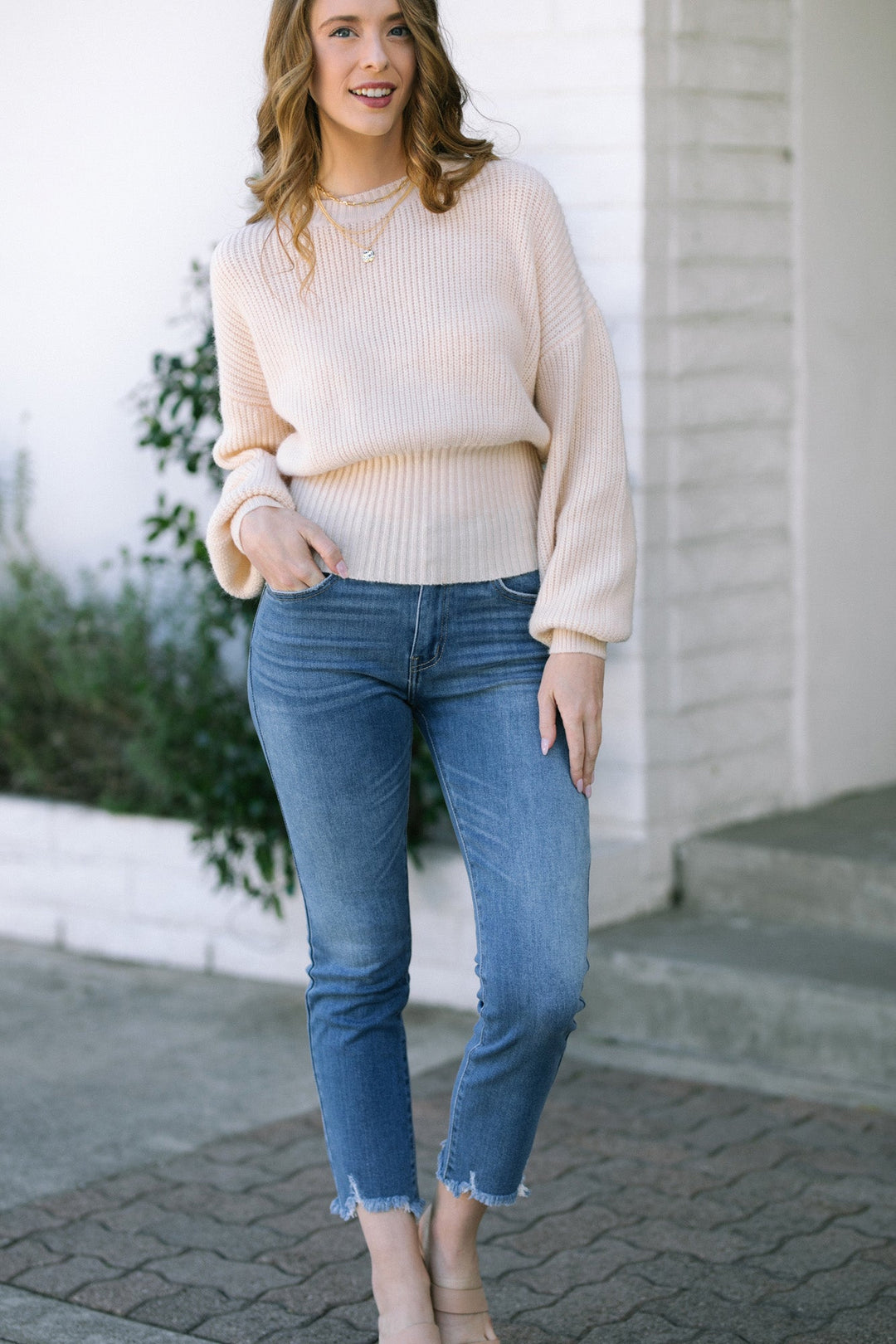 Tiffany Puff Sleeve Sweater