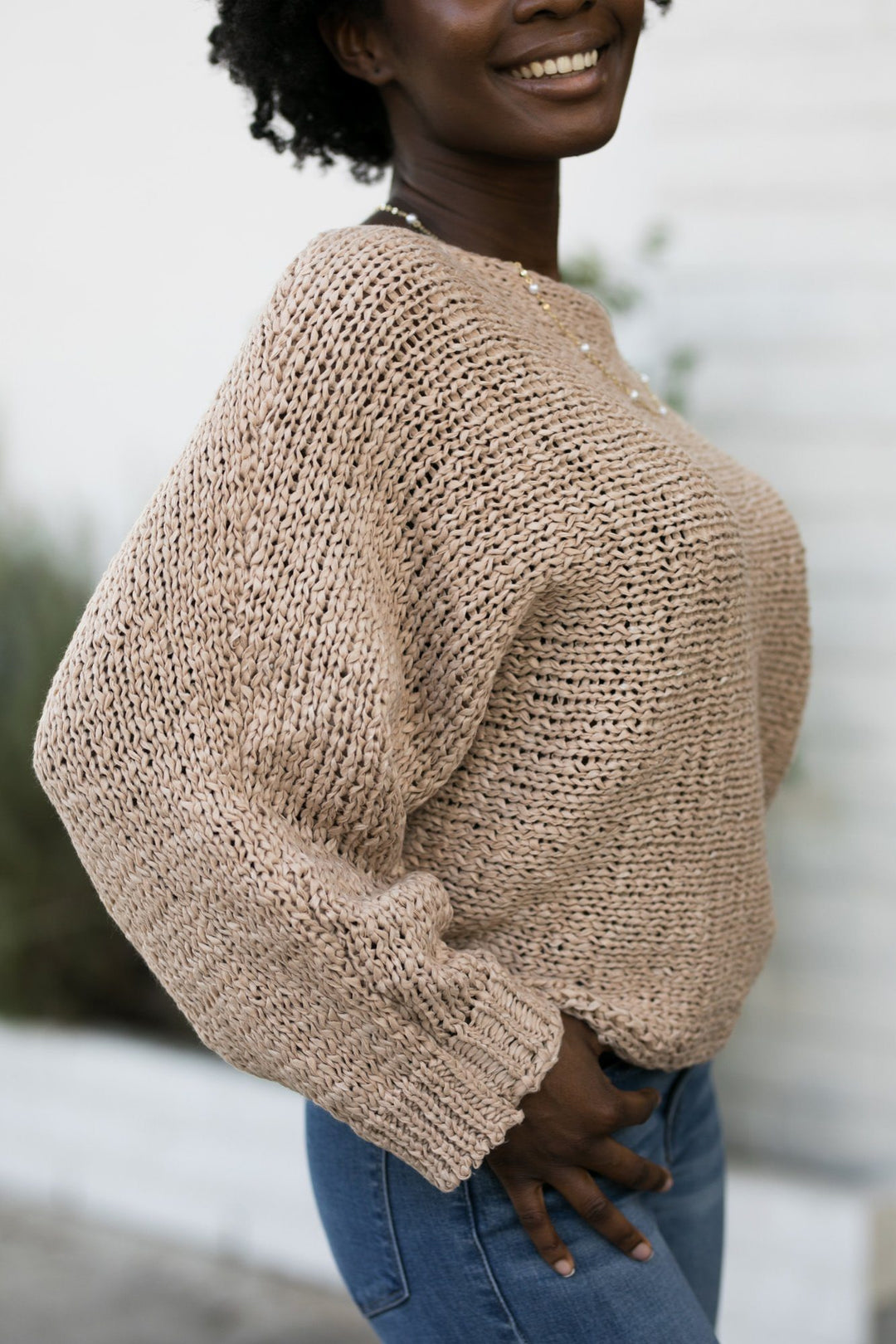 Avery Boat Neck Knit Sweater Sweaters Aakaa 