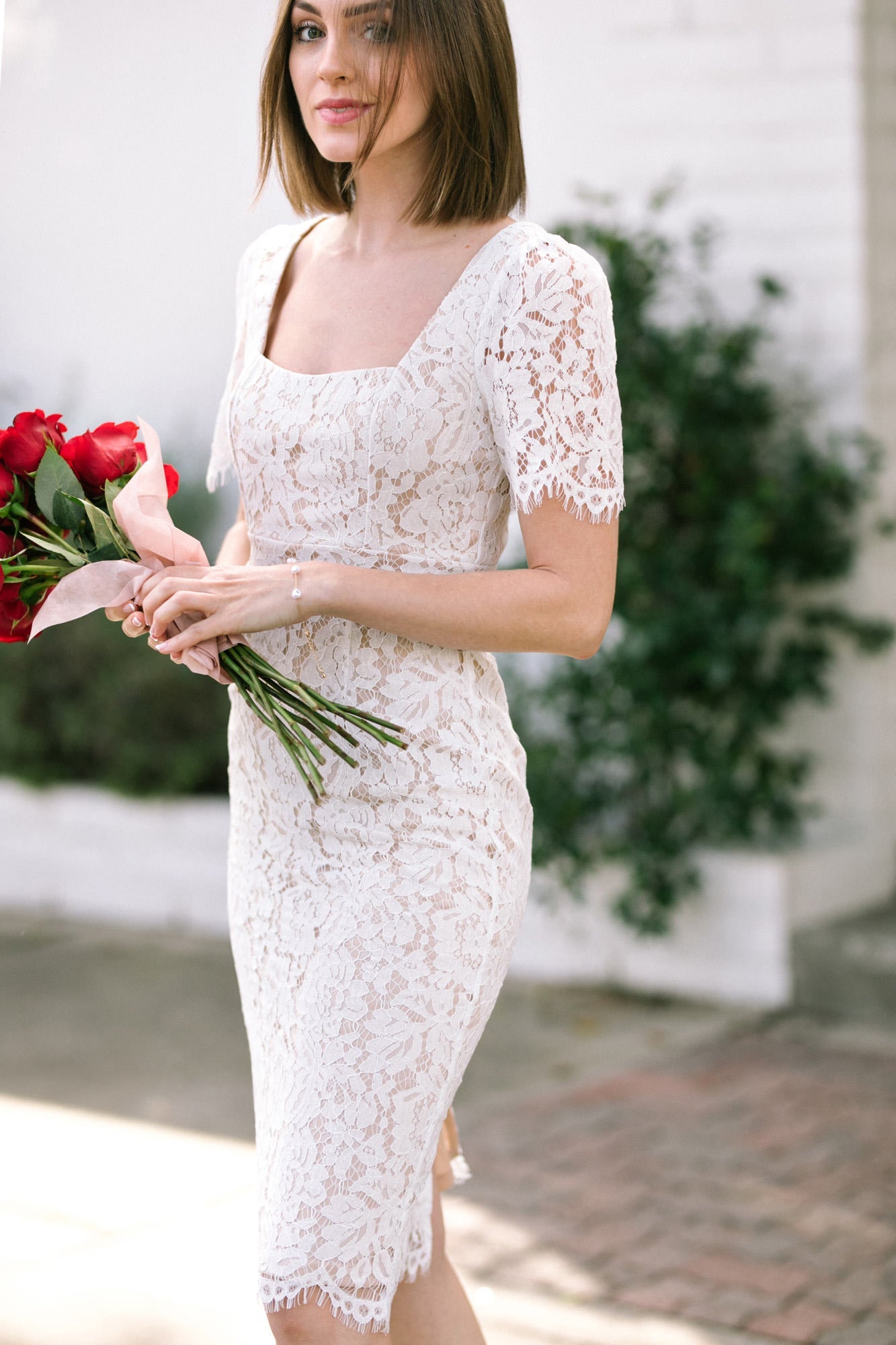 Poppy Lace Midi Dress - Morning Lavender Boutique Dresses Poppy Lace Midi Dress - Morning Lavender Boutique Dresses