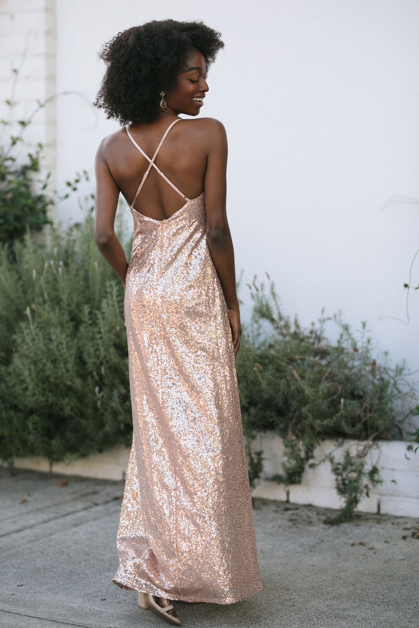 Maxi shimmer dress best sale