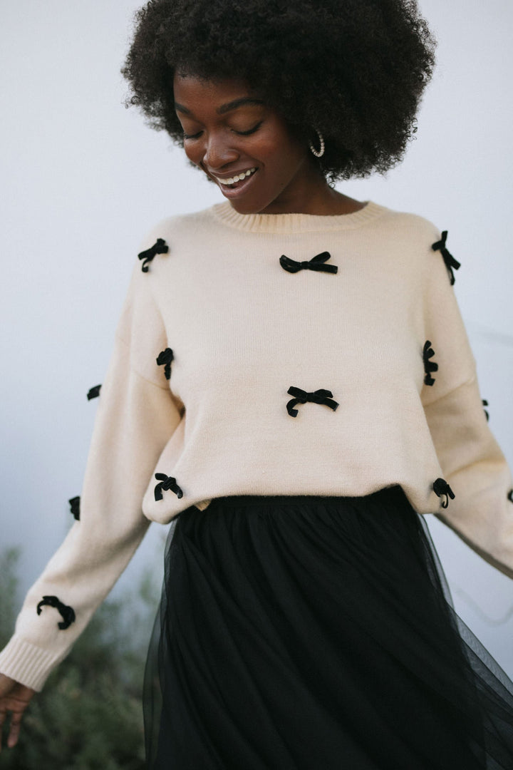 Shelby Bow Knit Sweater