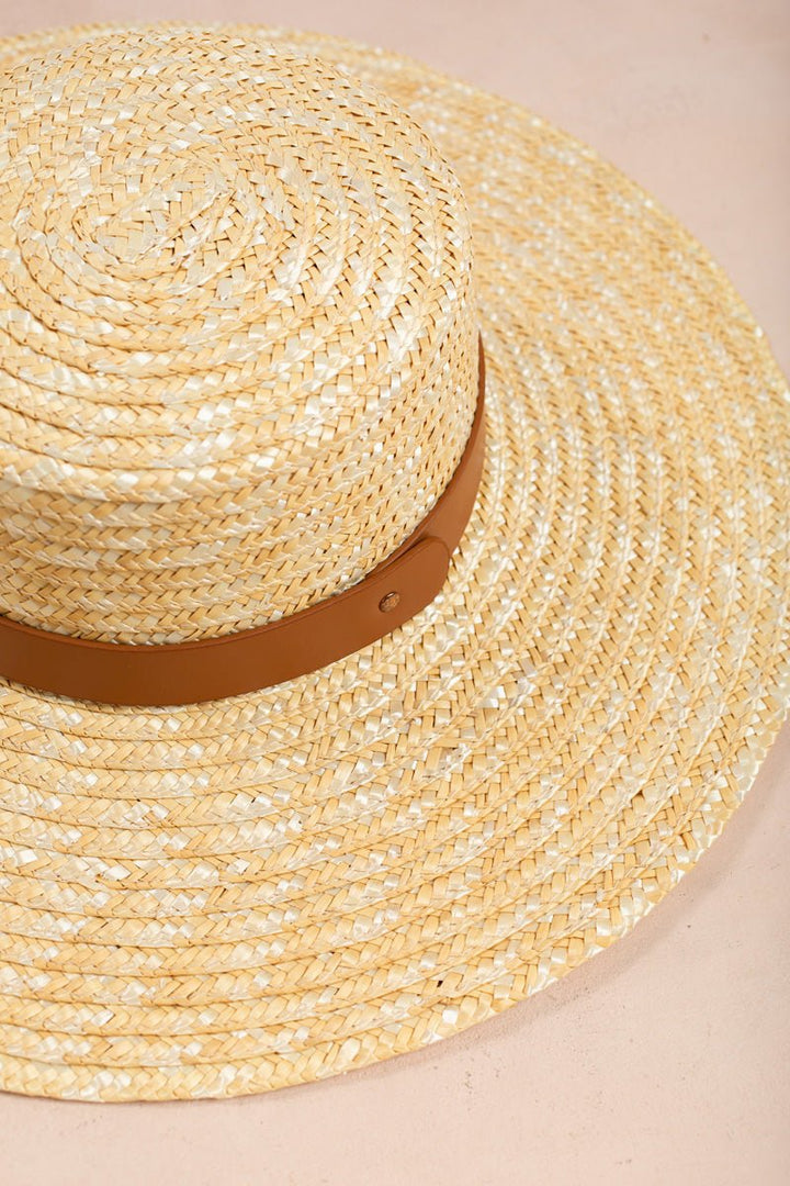 Paige Straw Hat Hats Fame Natural 
