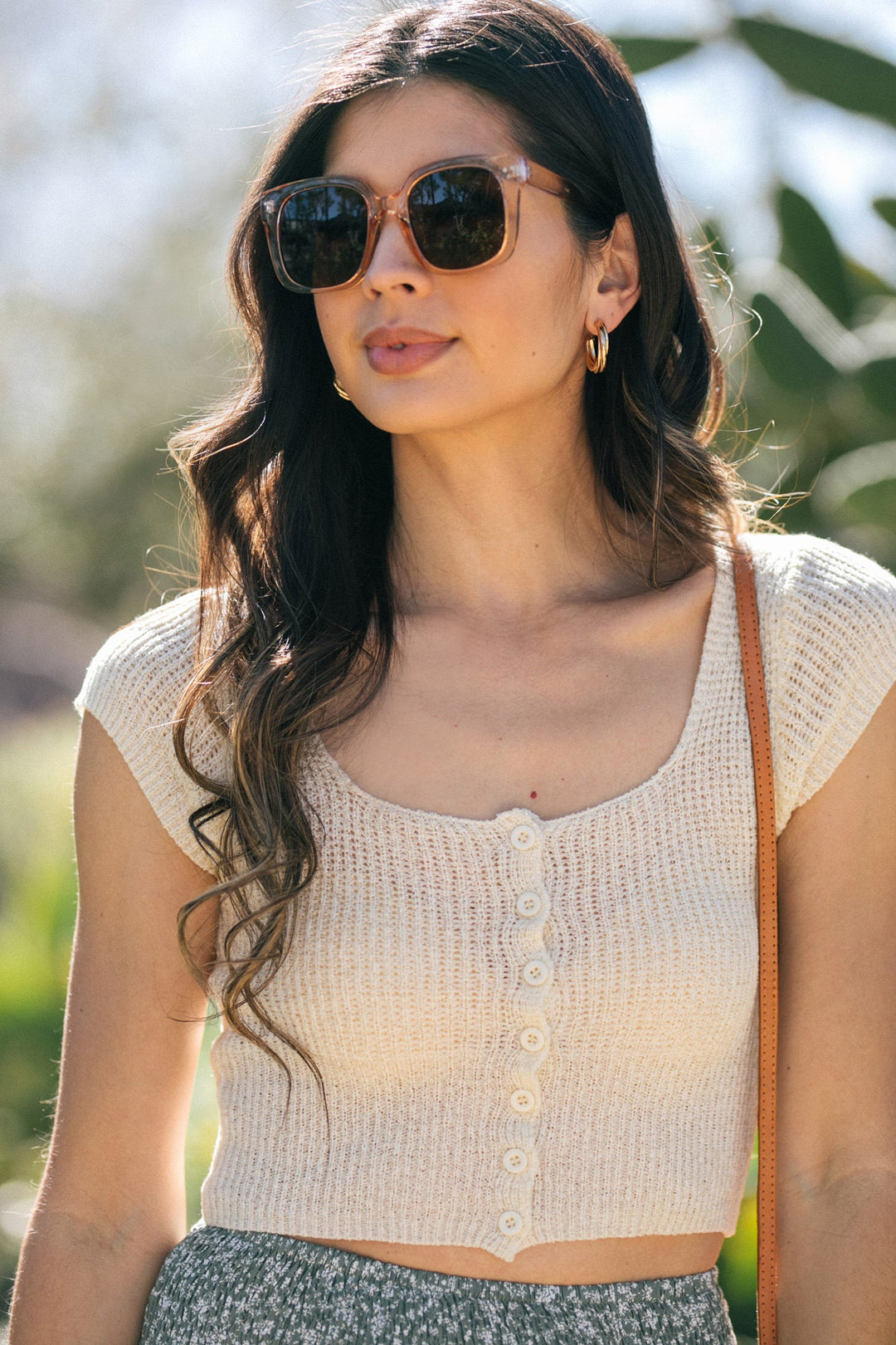 Odette Buttoned Knit Top