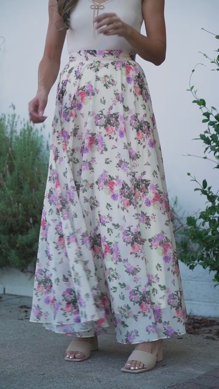 Genesis Floral Maxi Skirt