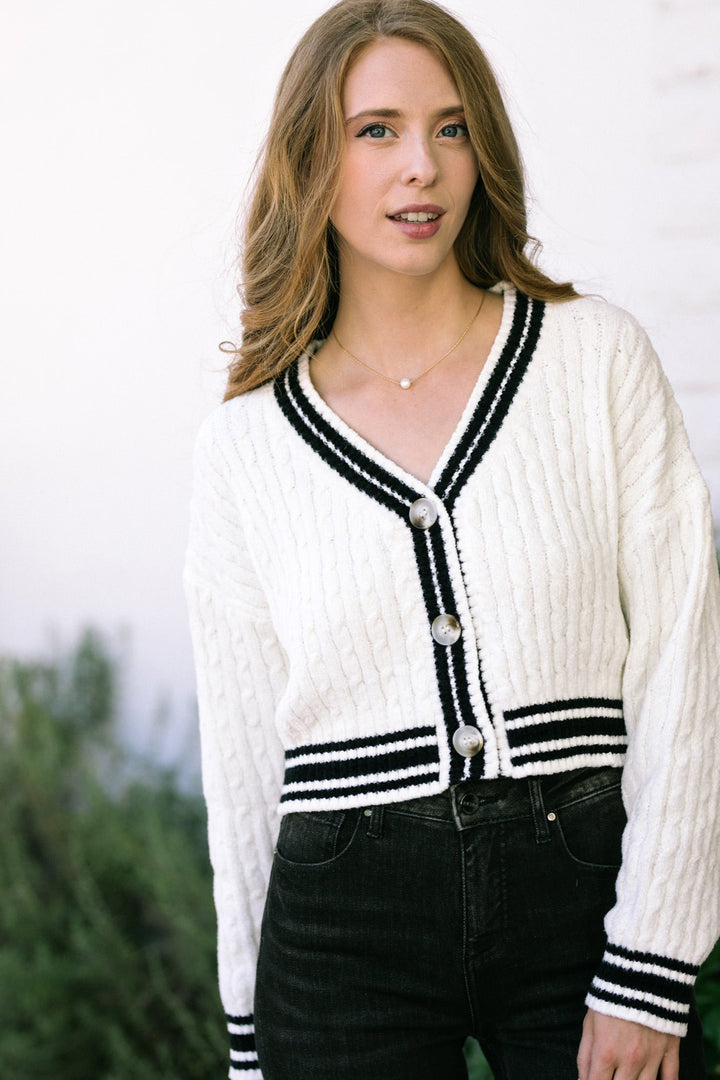 Camille Cable Knit Cardigan