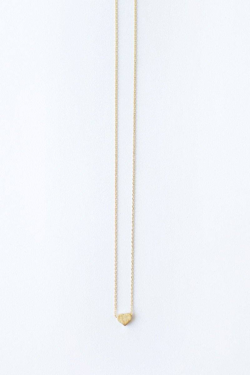 Rosie Gold Heart Dainty Necklace